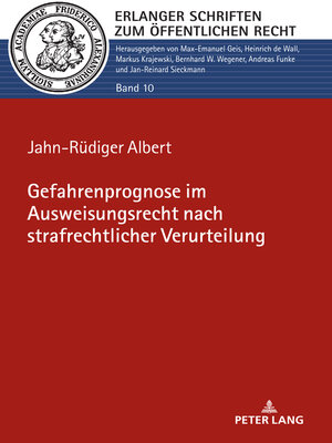 cover image of Gefahrenprognose im Ausweisungsrecht nach strafrechtlicher Verurteilung